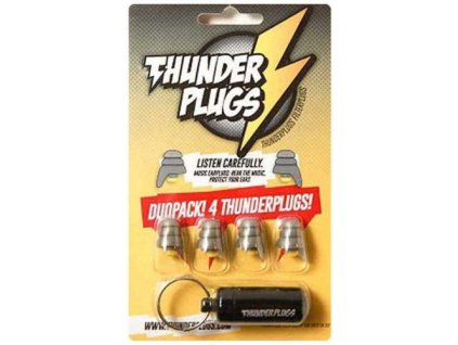 Thunderplugs DuoPack špunty do uší - 2 páry Thunderplugs DuoPack