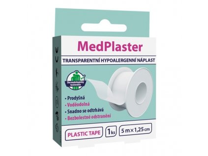 MedPlaster naplast civka transparentni 5mx1,25cm