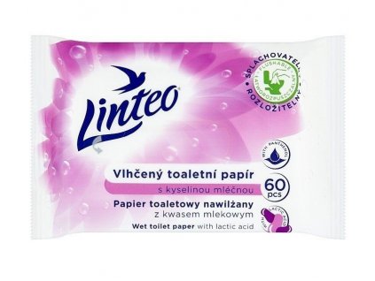 linteo vlhceny toaletni papir s kyselinou mlecnou 60 ks