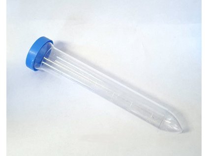 zkumavka 12 ml modre vicko
