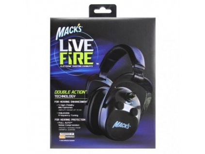 Mack's Live Fire® elektronické chrániče sluchu  Mack's Live Fire®