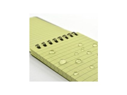 Voděodolný poznámkový blok