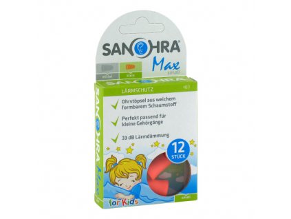 Sanohra Max Small špunty do uší  Sanohra Max Small