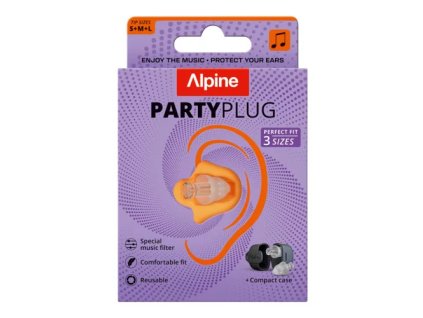 alpine partyplug transparent spunty do usi