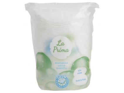 la prima odlicovaci tampony kosmeticke vatove polstarky maxi extra velke 40ks