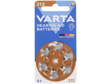 varta 312 baterie do naslouchadel pr41