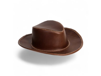 Kožený klobouk – Dobrodruh Buttero