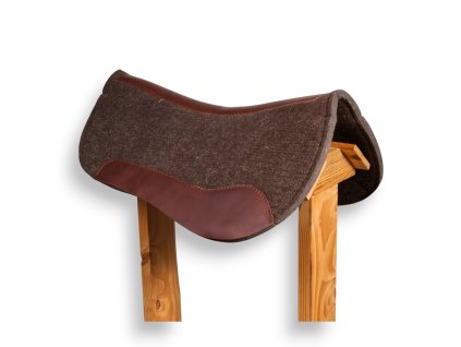 Podsedlová deka z plsti – kulatý střih 29" x 33"