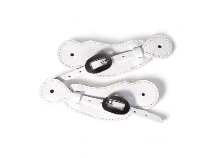 Ostruhové řemínky buckaroo white