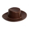 Kožený klobouk – Dobrodruh Buttero