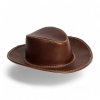 Kožený klobouk – Dobrodruh Buttero
