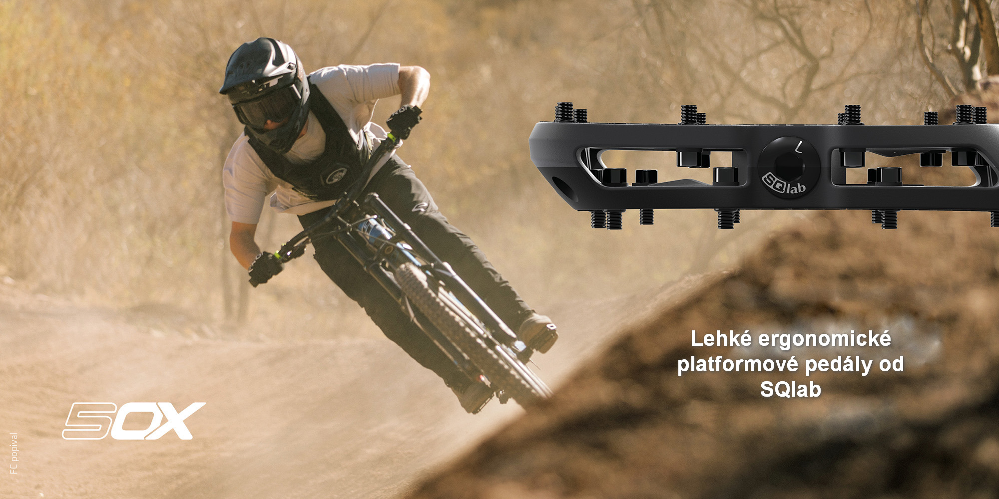 První ergonomické platformové pedály