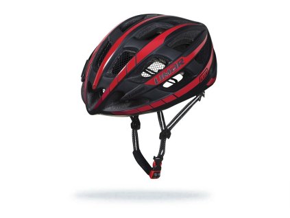 Limar Ultralight Lux silniční helma (matt black/red) (Velikost 50—57)