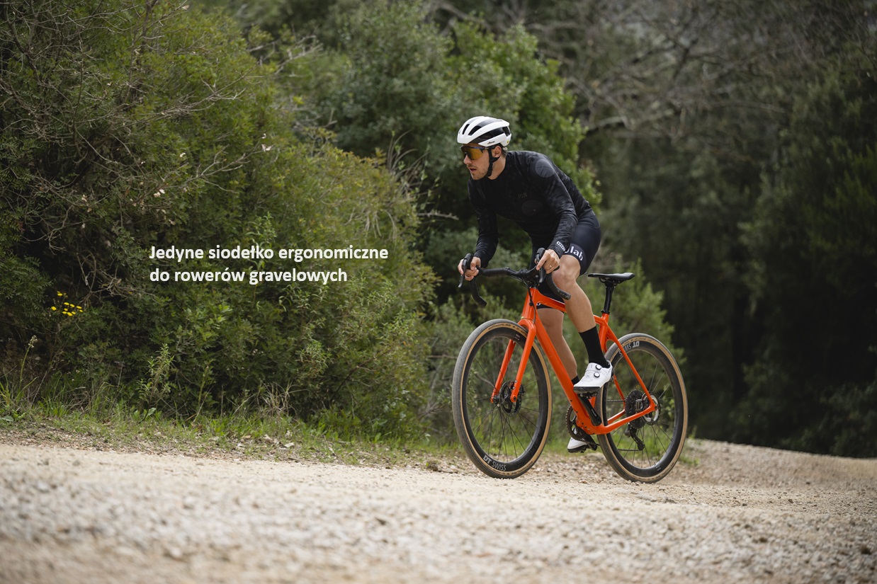 Jedyne siodełko ergonomiczne do rowerów gravelowych