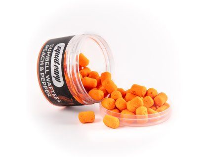 Wafters Dumbells Peach & Pepper 10x16mm