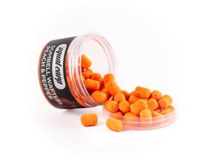 Wafters Dumbells Peach & Pepper 10x16mm