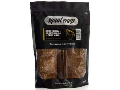 Stick mix Hero Krill 1kg + booster 100ml
