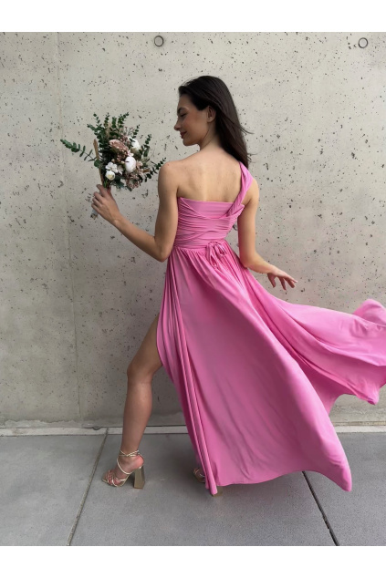 Multiway šaty Tiffany růžové shine - LIMITED EDITION
