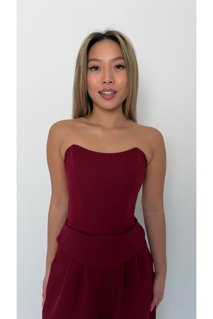 Korzet SUZANA vínový