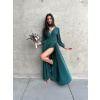 Šaty NOA smaragdové shine
