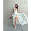 Multiway šaty Tiffany bílé shine