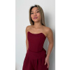 Korzet SUZANA vínový