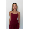 Korzet SUZANA vínový