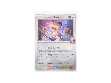 Team Rocket's Meowth - Reverse Holo (149/182)