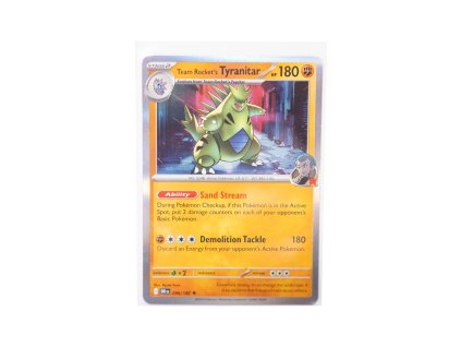 Team Rocket's Tyranitar - Holo (096/182)