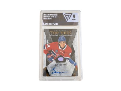 2024-2025 Artifacts – Top Tier Rookie Signatures Lane Hutson Virtual Grading (9)