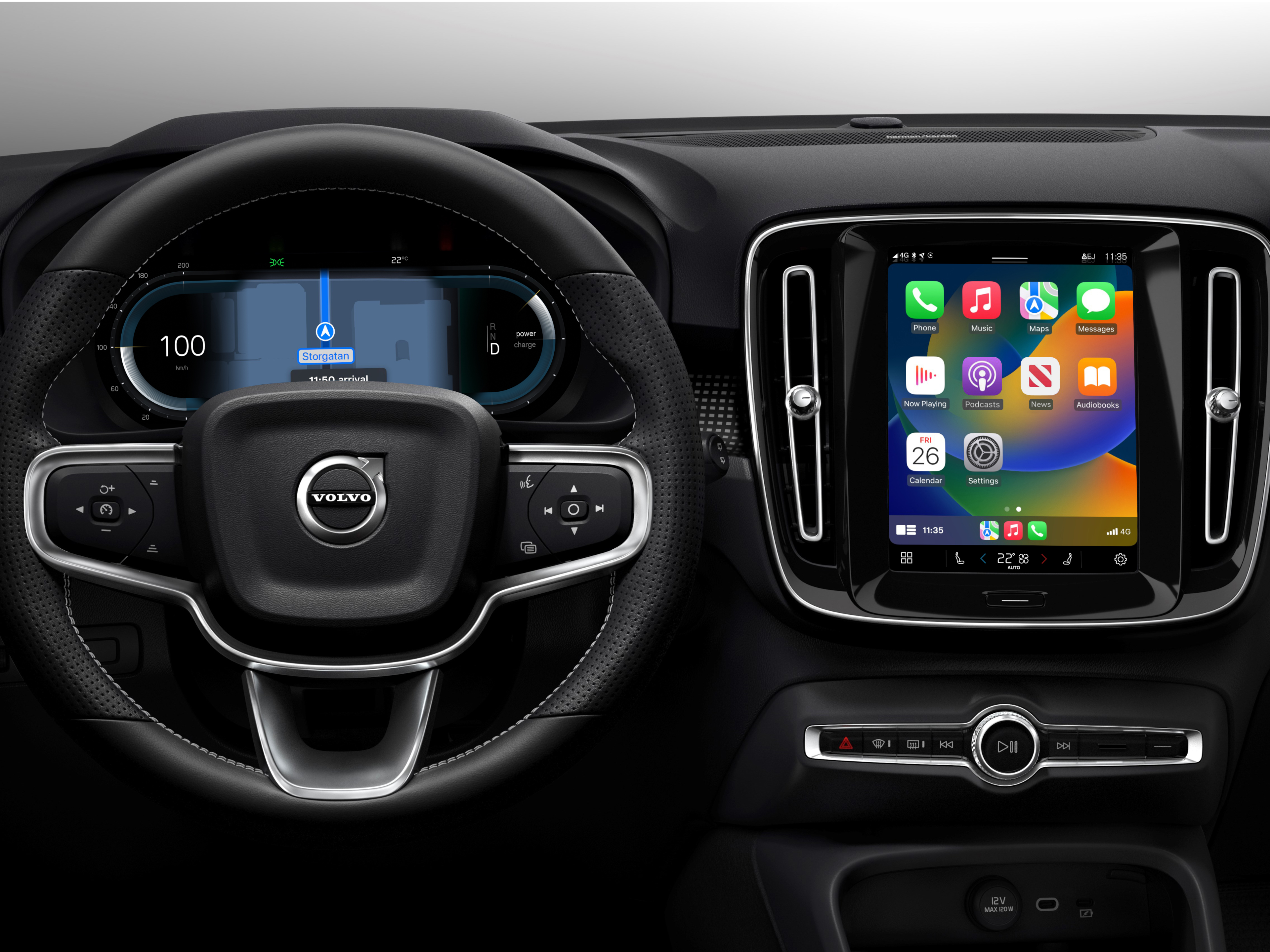 Nové aktualizace vzdáleným přístupem zlepšují uživatelský zážitek v rámci rozhraní Apple CarPlay ve vozech Volvo