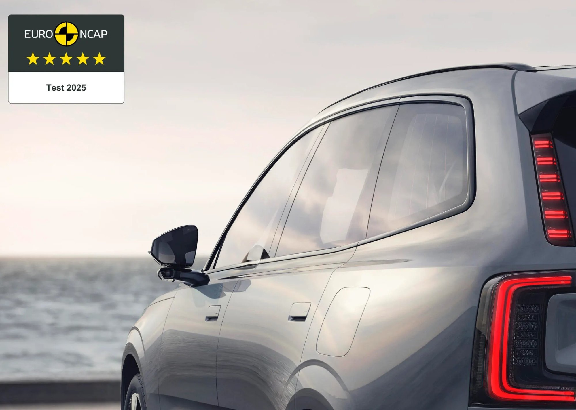 Volvo EX90 získává pětihvězdičkové hodnocení  v bezpečnostních testech Euro NCAP