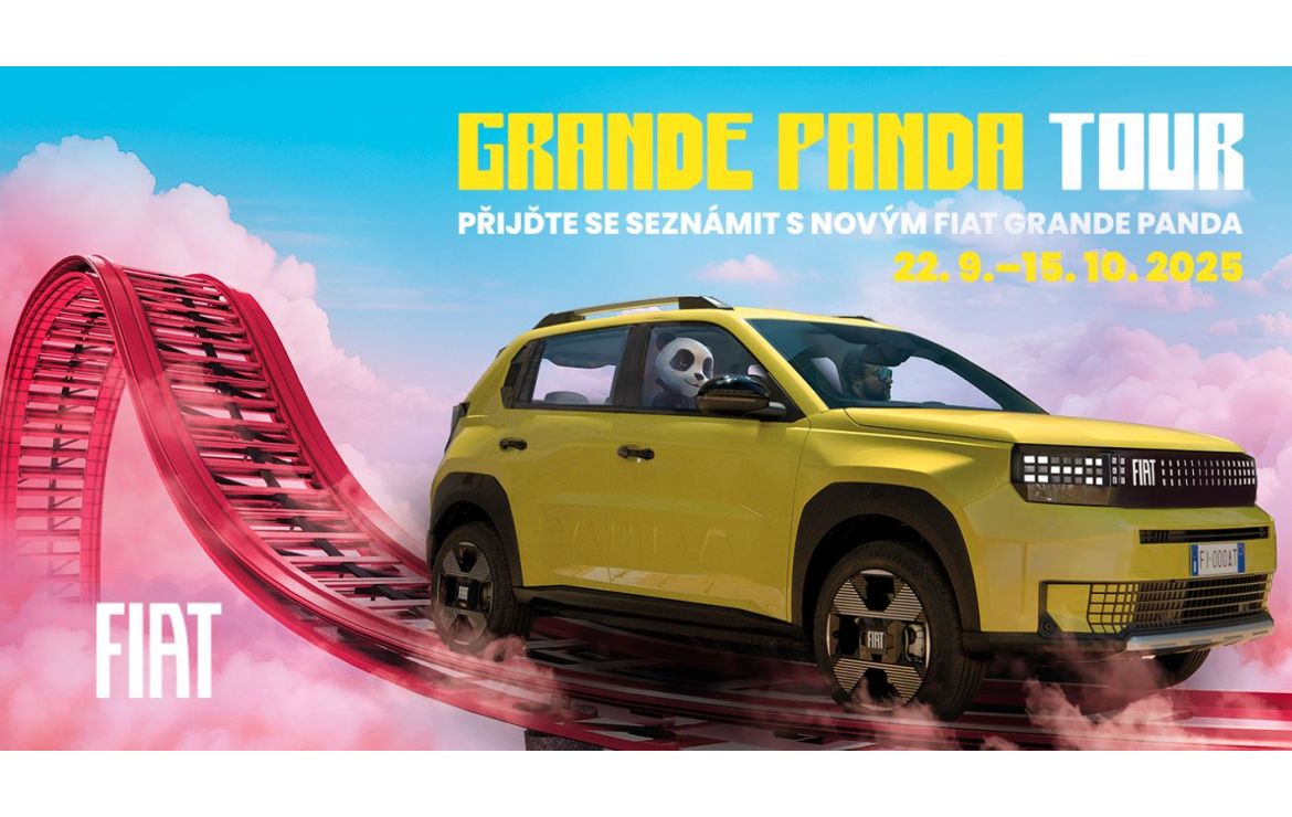 Zcela nový model Fiat Grande Panda vyjíždí na GRANDE PANDA TOUR