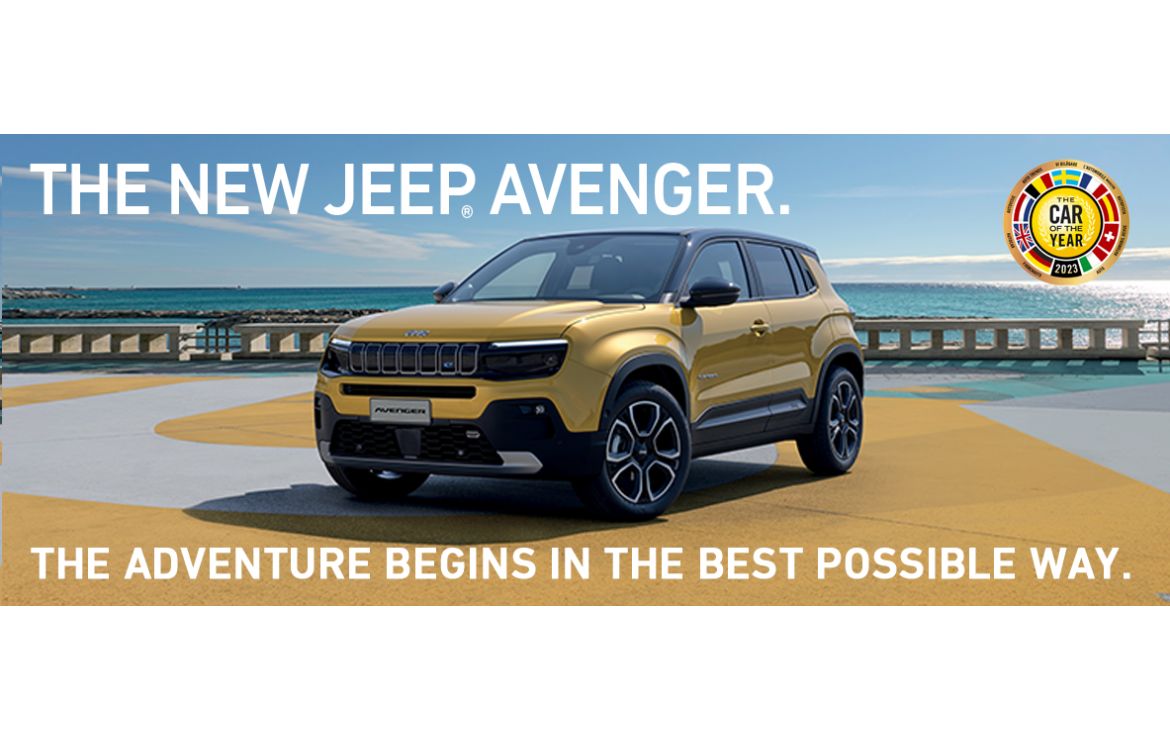 JEEP® AVENGER VYHLÁŠEN EVROPSKÝM AUTEM ROKU 2023