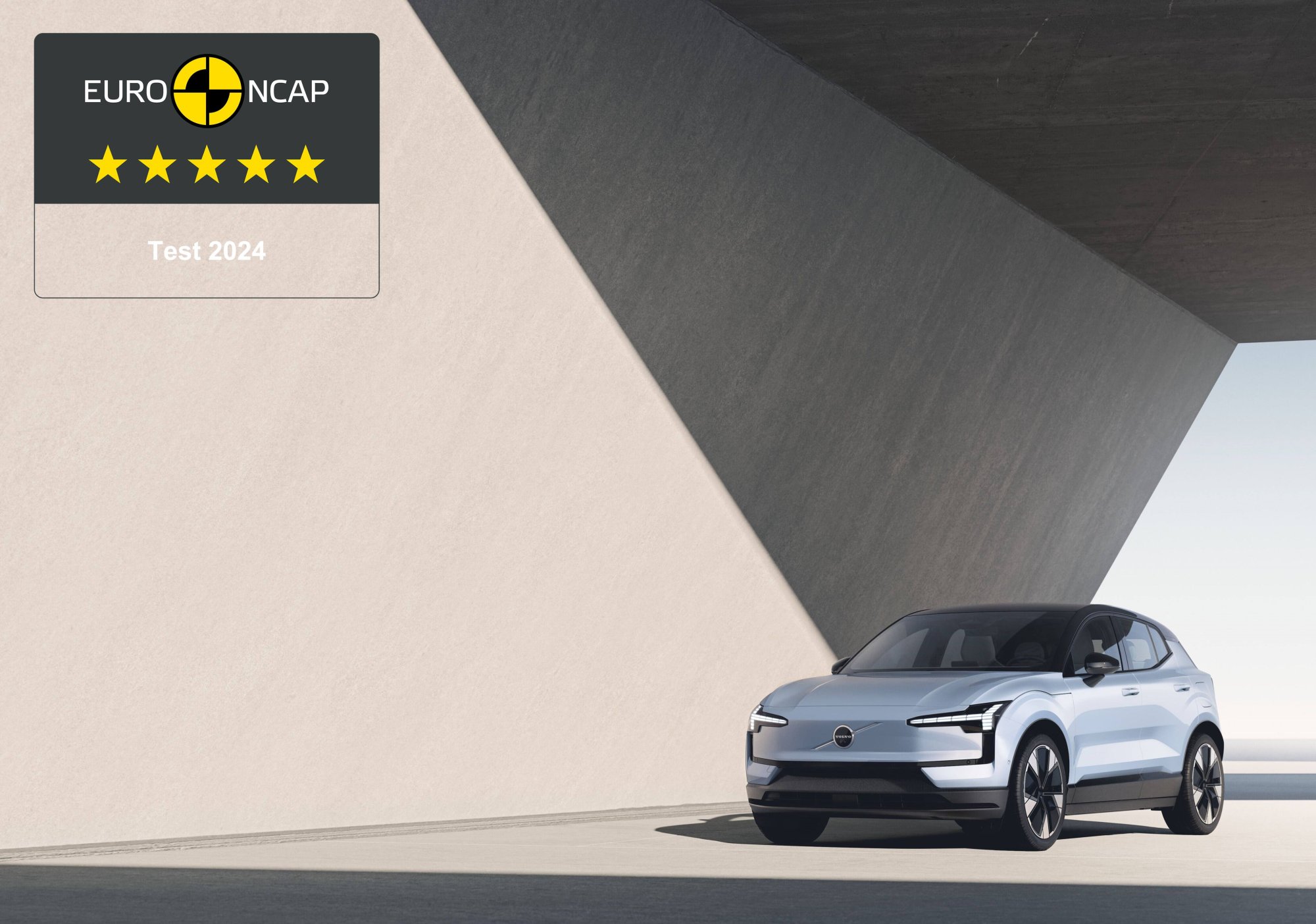 Plně elektrické SUV Volvo EX30 získalo v nejnovějších bezpečnostních testech Euro NCAP maximální pětihvězdičkové hodnocení