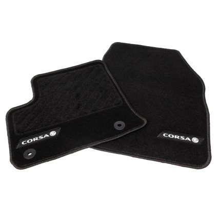 23691 3 latkove koberce opel corsa e economy cerne