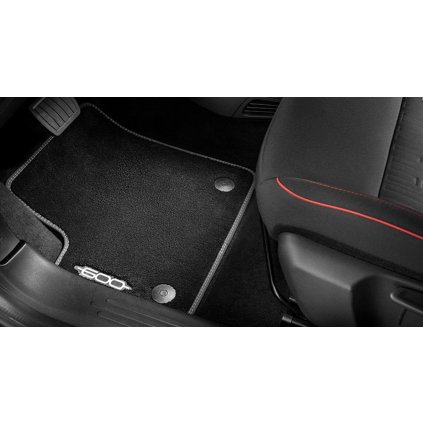 29124 textilni koberce fiat 600 s el motorem bev s logem 600
