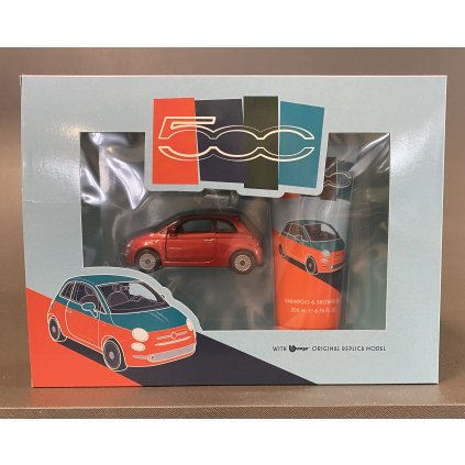 29873 sprchovy gel v darkovem baleni s autickem fiat 500