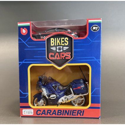 Set AR Giulia 1.43 + BMW R 1100RT 1/18 (carabinieri)