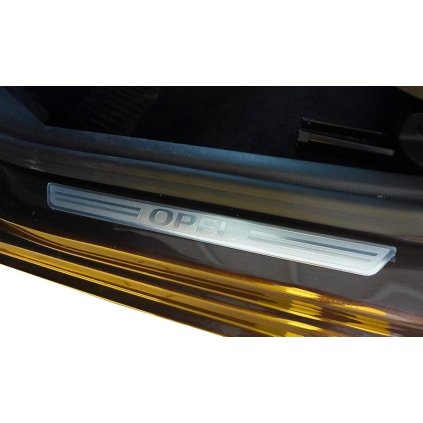Sada ozdobných lišt na přední práh dveří Opel Astra J