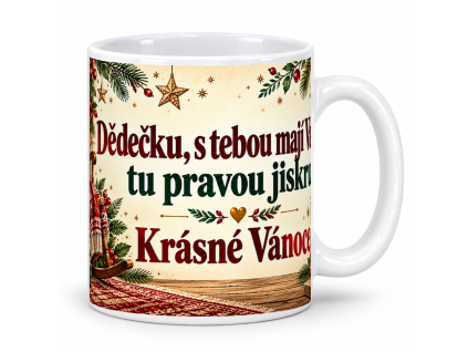Vánoční hrnek pro dědečka – 300 ml