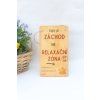 Cedulka " Tady je záchod"