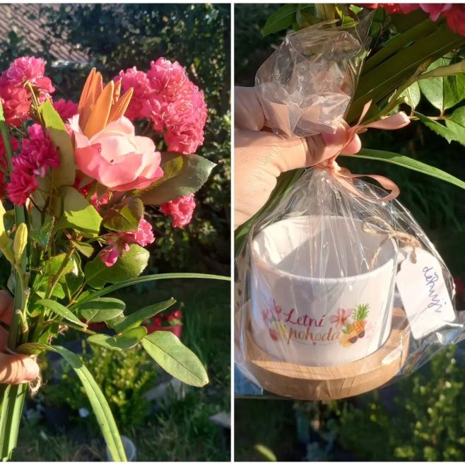 Pro letošní poděkování pro paní učitelku jsme vybrali hrnek plný Letní pohody. ☀️🌼 A tradičně jako každý rok kytička ze...