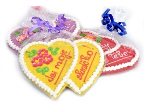 Perníkové dvojsrdce střední ČK 011