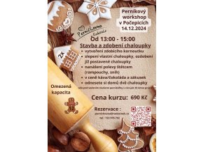 Perníkový workshop -stavba chaloupky