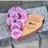 Rosegold velké srdce (35x37cm), odeslání 14-16 dnů
