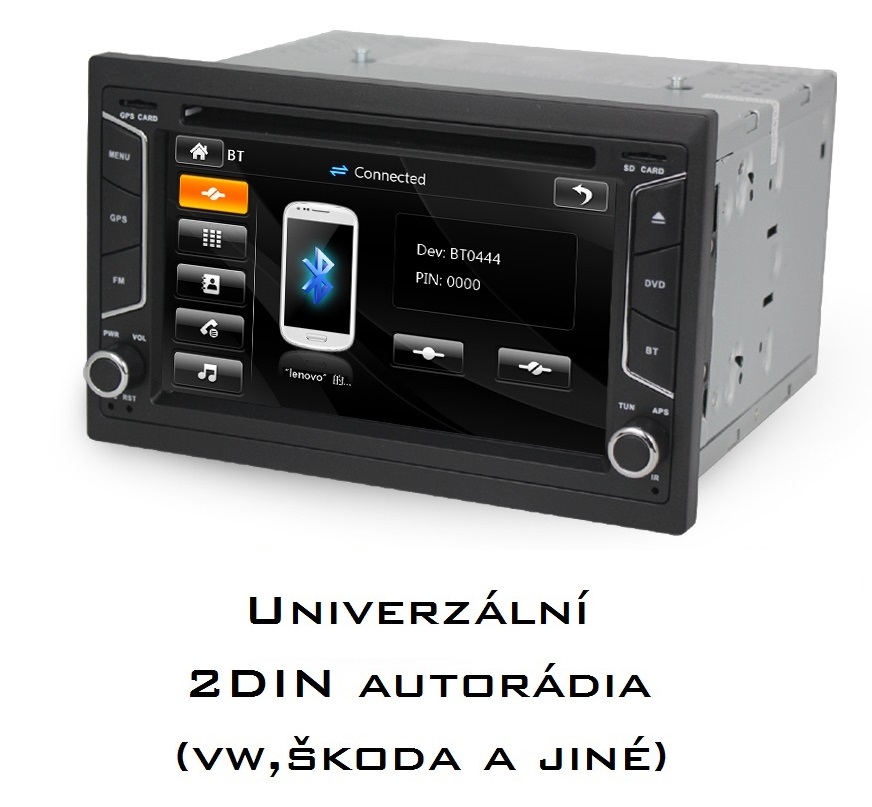 Univerzální 2DIN autorádia