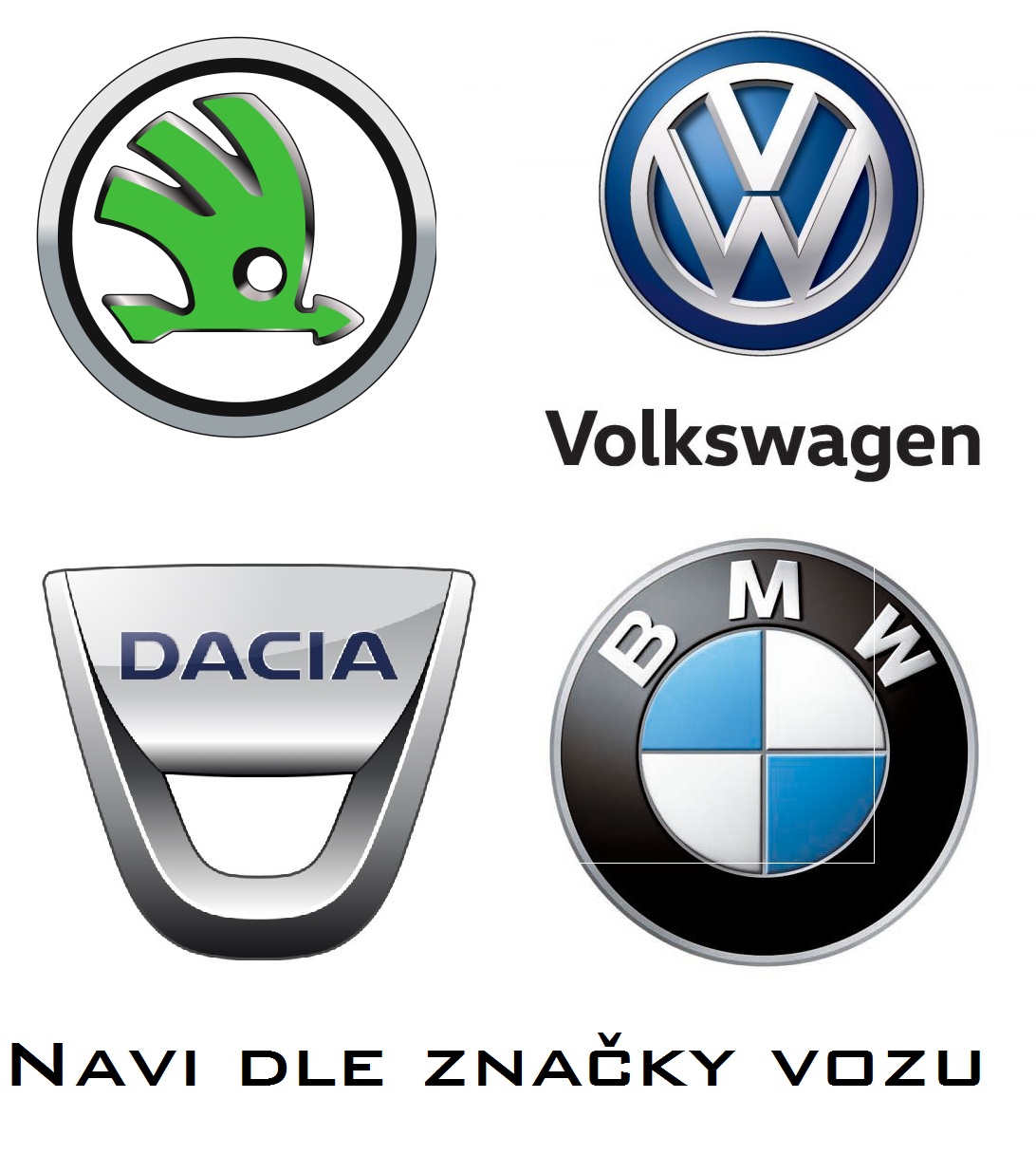 Autorádia dle značky