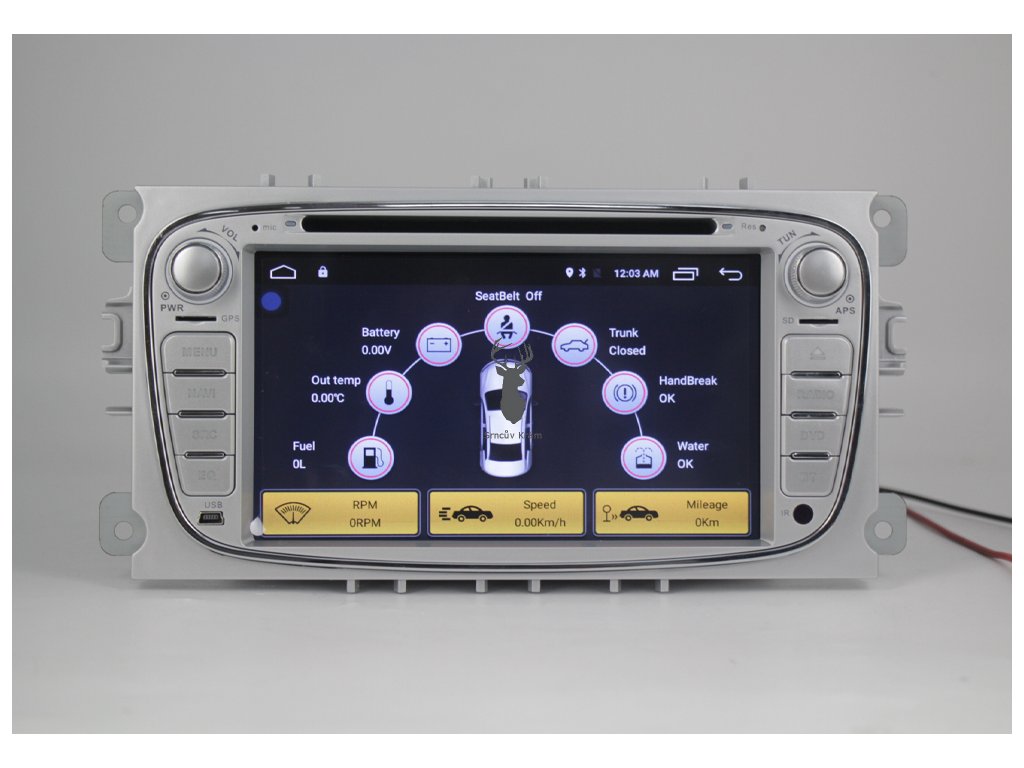 7" OEM 2DIN Ford Focus autorádio Android 7.1 Srncův Krám