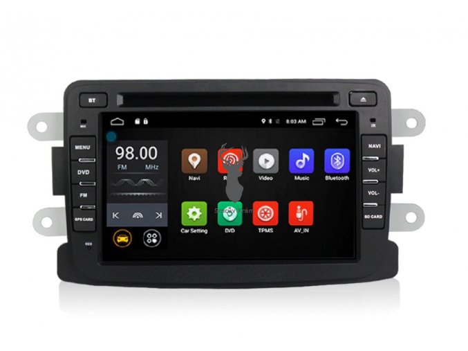 2DIN autorádio Dacia Android 12